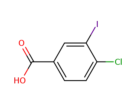 Molecular Structure of 42860-04-8 (4-Chloro-3-iodobenzoic acid)