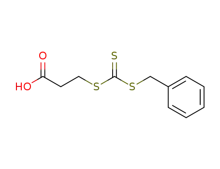Propanoic acid, 3-[[[(phenylmethyl)thio]thioxomethyl]thio]-