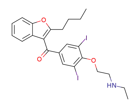 Molecular Structure of 83409-32-9 (Desethylamiodarone)