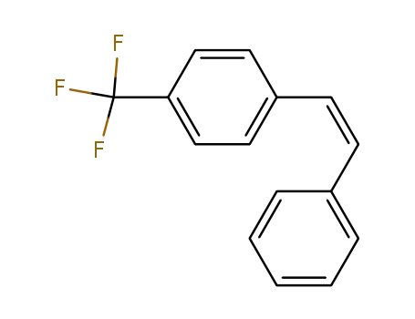 Molecular Structure of 124562-04-5 (Benzene, 1-[(1Z)-2-phenylethenyl]-4-(trifluoromethyl)-)