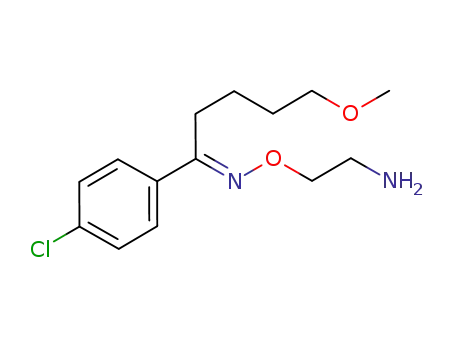 Molecular Structure of 54739-19-4 (Clovoxamine)
