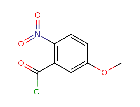 Molecular Structure of 63932-00-3 (Benzoyl chloride, 5-methoxy-2-nitro-)