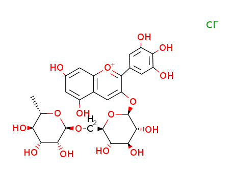 Delphinidin 3-O-rutinoside chloride