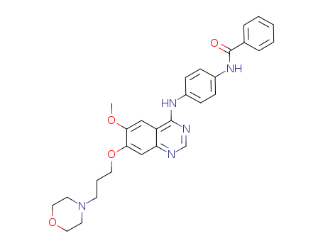 N-(4-((6-methoxy-7-(3-morpholinopropoxy)quinazolin-4-yl)amino)phenyl)benzamide(331771-20-1)