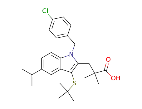 Molecular Structure of 118414-82-7 (MK-886)