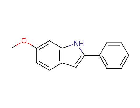 Molecular Structure of 57826-36-5 (6-METHOXY-2-PHENYL-1H-INDOLE)