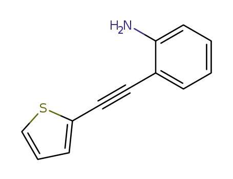 Benzenamine, 2-(2-thienylethynyl)-