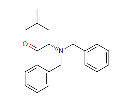 Pentanal, 2-[bis(phenylmethyl)amino]-4-methyl-, (2S)-