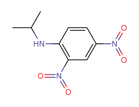 Molecular Structure of 13059-85-3 (2,4-dinitro-N-(propan-2-yl)aniline)