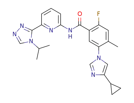 Molecular Structure of 1448428-04-3 (Selonsertib)