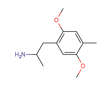 Molecular Structure of 15588-95-1 (2,5-Dimethoxy-4-Methylamphamin)