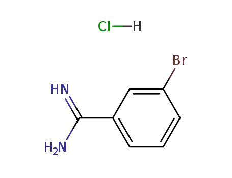 Molecular Structure of 16796-52-4 (3-Bromobenzamidine hydrochloride)