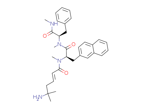 TabiMorelin heMifuMarate;N-[(2E)-5-AMino-5-Methyl-1-oxo-2-hexenyl]-N-Methyl-3-(2-naphthalenyl)-D-alanyl-N,Nα-diMethyl-D-phenylalaninaMideheMifuMarate