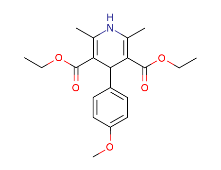 3,5-Pyridinedicarboxylic acid, 1,4-dihydro-4-(4-methoxyphenyl)-2,6-dimethyl-, diethyl ester (9CI) cas  34014-60-3