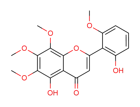 Molecular Structure of 55084-08-7 (NEOBAICALEIN)