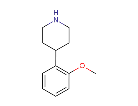 Molecular Structure of 58333-75-8 (4-(2-METHOXYPHENYL)PIPERIDINE)