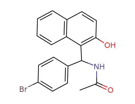 N-[(4-bromo-phenyl)-(2-hydroxy-naphthalen-1-yl)-methyl]acetamide