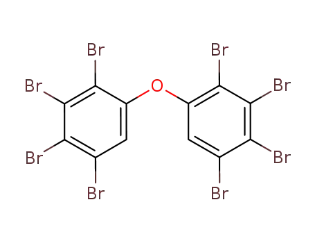 Molecular Structure of 85446-17-9 (1,1'-OXYBIS(2,3,4,5-TETRABROMOBENZENE))
