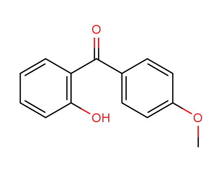 Molecular Structure of 18733-07-8 ((2-hydroxyphenyl)-(4-methoxyphenyl)methanone)