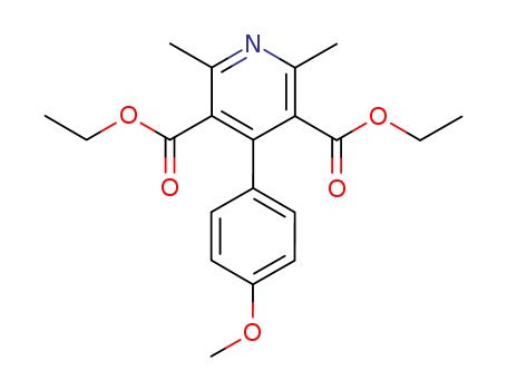 3,5-Pyridinedicarboxylicacid, 4-(4-methoxyphenyl)-2,6-dimethyl-, 3,5-diethyl ester cas  5448-05-5