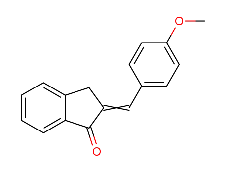 1H-Inden-1-one, 2,3-dihydro-2-[(4-methoxyphenyl)methylene]-, (E)-