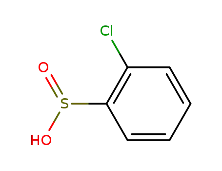 Molecular Structure of 45750-59-2 (2-chlorobenzenesulphinic acid)