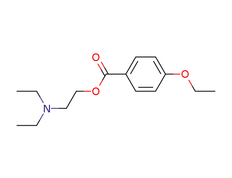Molecular Structure of 94-23-5 (2-diethylaminoethyl 4-ethoxybenzoate)