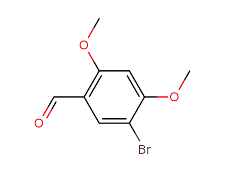 Molecular Structure of 130333-46-9 (5-BROMO-2,4-DIMETHOXYBENZALDEHYDE)