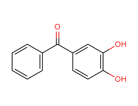 Molecular Structure of 10425-11-3 (3,4-Dihydroxybenzophenone)