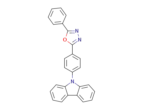 2-(4-(9H-carbazol-9-yl)phenyl)-5-phenyl-1,3,4-oxadiazole