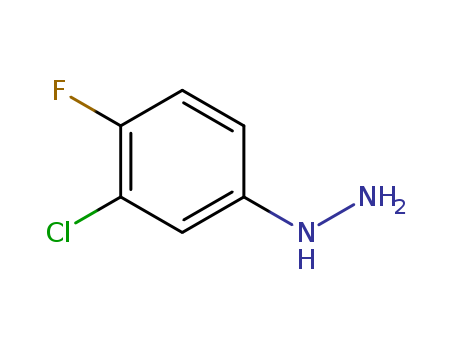 3-Chloro-4-fluorophenylhydrazine 84282-78-0