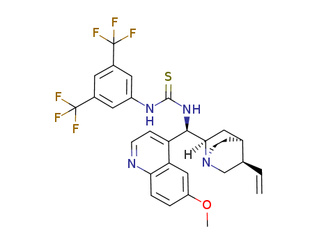 1-(3,5-Bis(trifluoromethyl)phenyl)-3-((1R)-(6-methoxyquinolin-4-yl)((2R,4S,5R)-5-vinylquinuclidin-2-yl)methyl)thiourea
