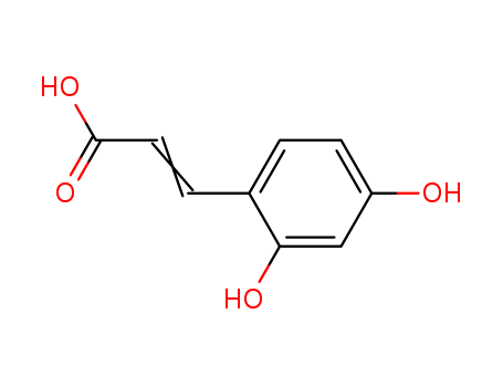 2,4-Dihydroxycinnamic acid(614-86-8)