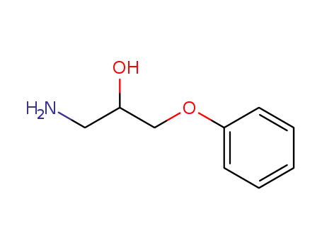 Molecular Structure of 4287-19-8 (1-AMINO-3-PHENOXY-PROPAN-2-OL)