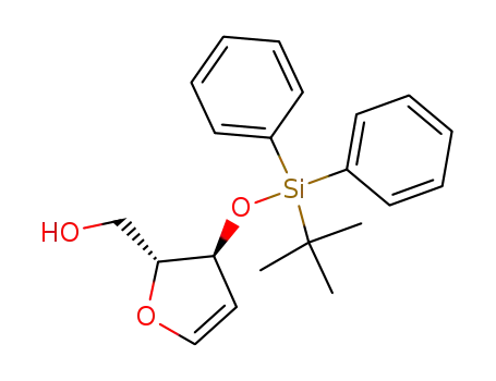 Molecular Structure of 130277-32-6 (1,4-Anhydro-2-deoxy-3-O-[(tert-butyl)diphenylsilyl]-D-erythro-pent-1-enitol)