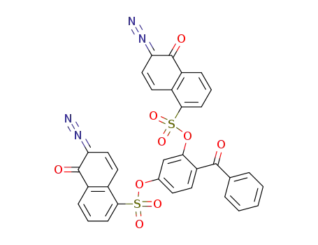 Molecular Structure of 31001-73-7 (4-Benzoyl-1,3-phenylene bis(6-diazo-5,6-dihydro-5-oxonaphthalene-1-sulphonate))