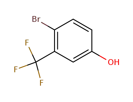 Molecular Structure of 320-49-0 (4-Bromo-3-(trifluoromethyl)phenol)