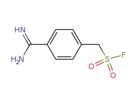 Molecular Structure of 71933-13-6 ((4-amidinophenyl)methanesulfonyl fluoride)