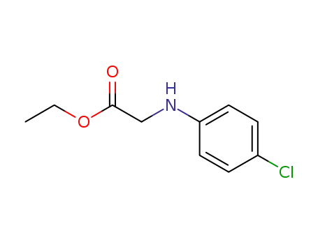 Molecular Structure of 2521-89-3 (glycine, N-(4-chlorophenyl)-, ethyl ester)