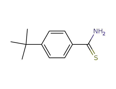 Molecular Structure of 57774-77-3 (4-(TERT-BUTYL)BENZENE-1-CARBOTHIOAMIDE)