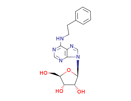 2-(hydroxymethyl)-5-[6-(phenethylamino)purin-9-yl]oxolane-3,4-diol cas  20125-39-7