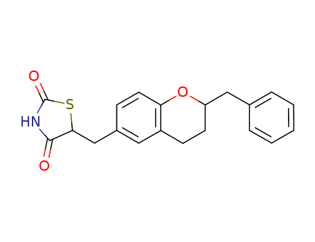 2,4-Thiazolidinedione,5-[[3,4-dihydro-2-(phenylmethyl)-2H-1-benzopyran-6-yl]methyl]-