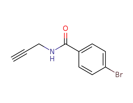 Molecular Structure of 82225-32-9 (Propargyl 4-bromobenzamide)