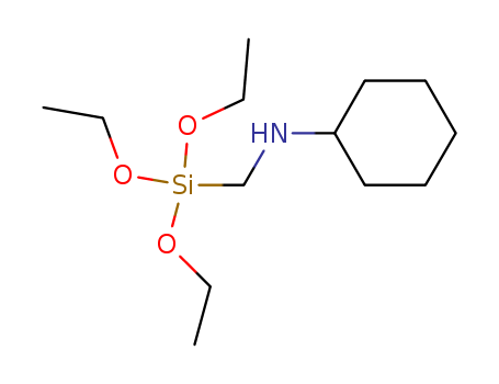 N-[(Triethoxysilyl)methyl]cyclohexylamine