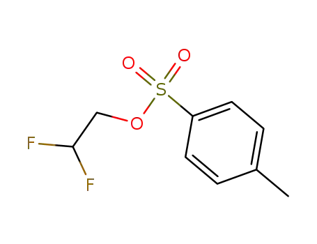 Molecular Structure of 135206-84-7 (2,2-DIFLUOROETHYL P-TOLUENESULFONATE)