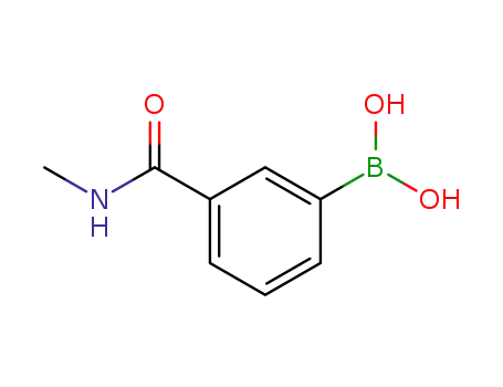 Molecular Structure of 832695-88-2 (3-(N-METHYLAMINOCARBONYL)PHENYLBORONIC ACID)