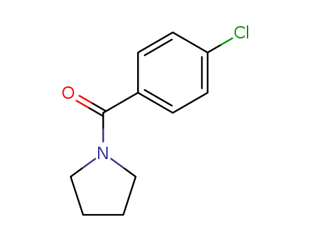 Molecular Structure of 19202-05-2 ((4-Chlorophenyl)(pyrrolidin-1-yl)methanone)