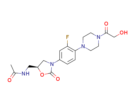 Acetamide,N-[[(5S)-3-[3-fluoro-4-[4-(2-hydroxyacetyl)-1-piperazinyl]phenyl]-2-oxo-5-oxazolidinyl]methyl]-