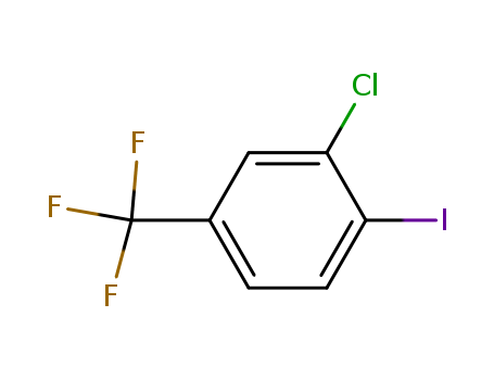 3-Chloro-4-iodobenzotrifluoride (stabilized with Copper chip)