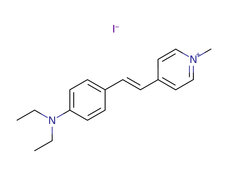 Pyridinium,4-[2-[4-(diethylamino)phenyl]ethenyl]-1-methyl-, iodide (1:1)(105802-46-8)